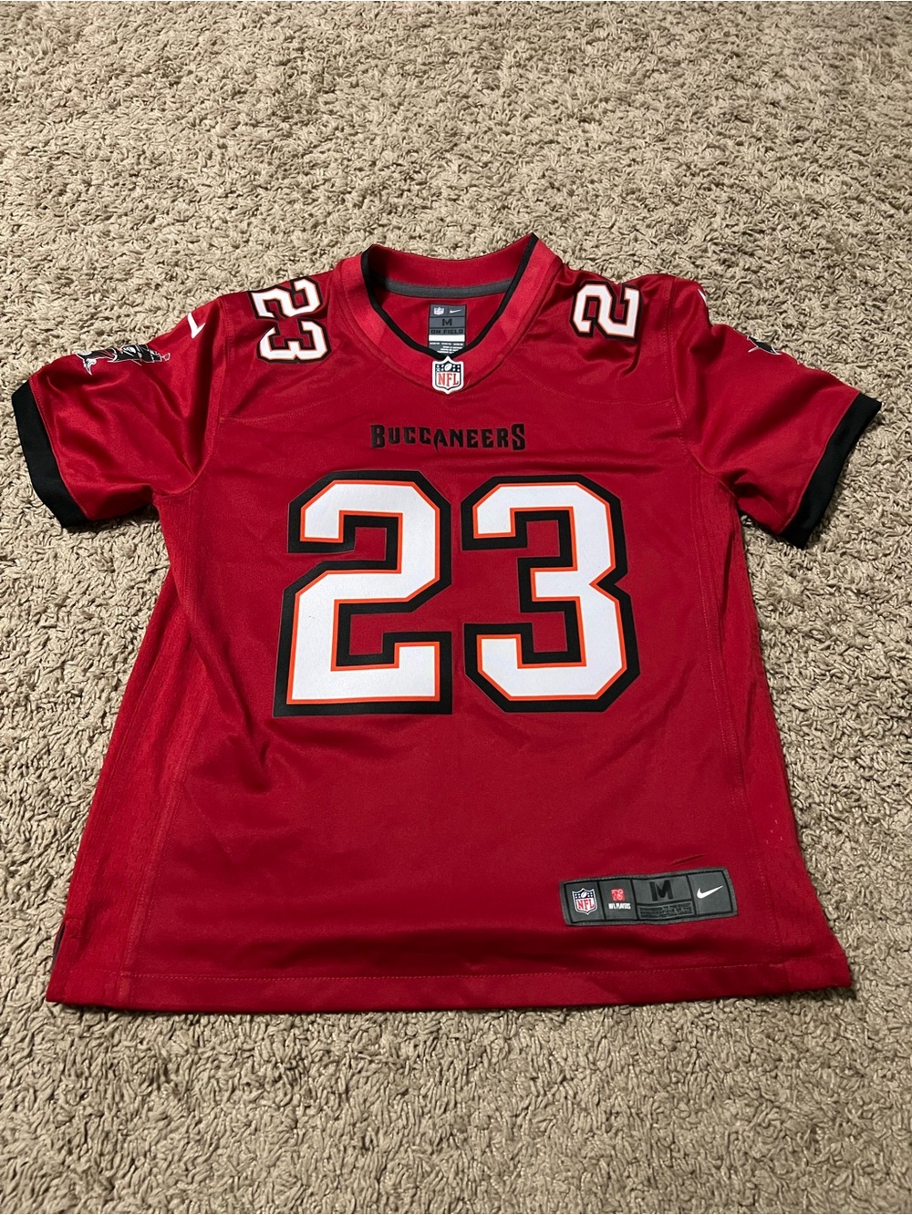 Nike Kids Buccaneers #23 Signed